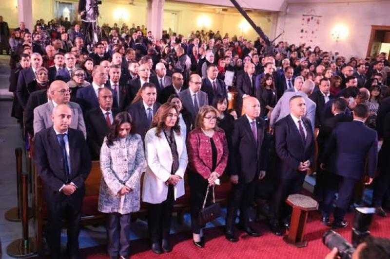 محافظ القاهرة ينوب عن رئيس الوزراء في احتفال الطائفة الإنجيلية بعيد الميلاد المجيد