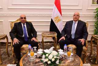 رئيس مجلس النواب يستقبل وزير العدل للتهنئة بتوليه منصبه