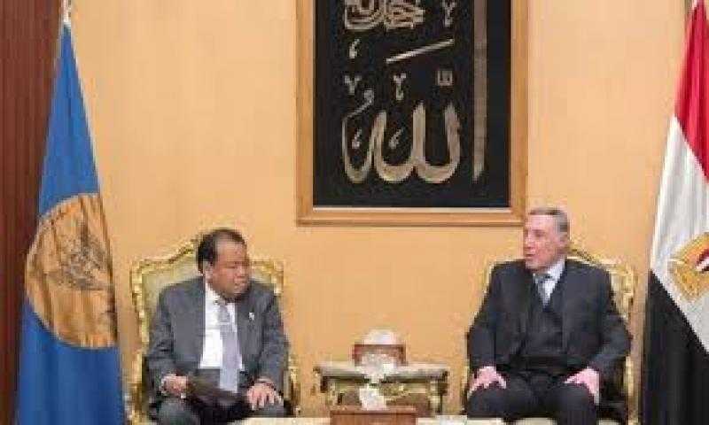 رئيس المحكمة الدستورية يبحث مع نظيره الإندونيسي التحديات التي تواجه القضاء الدستوري