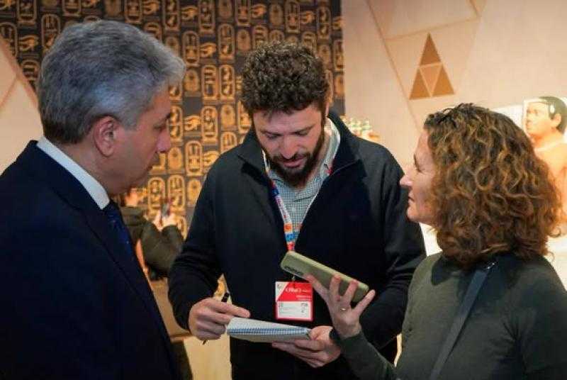 وزير السياحة والآثار  يختتم زيارته الرسمية للعاصمة الإسبانية مدريد بعقد عدداً من اللقاءات الإعلامية مع وسائل الإعلام الإسبانية