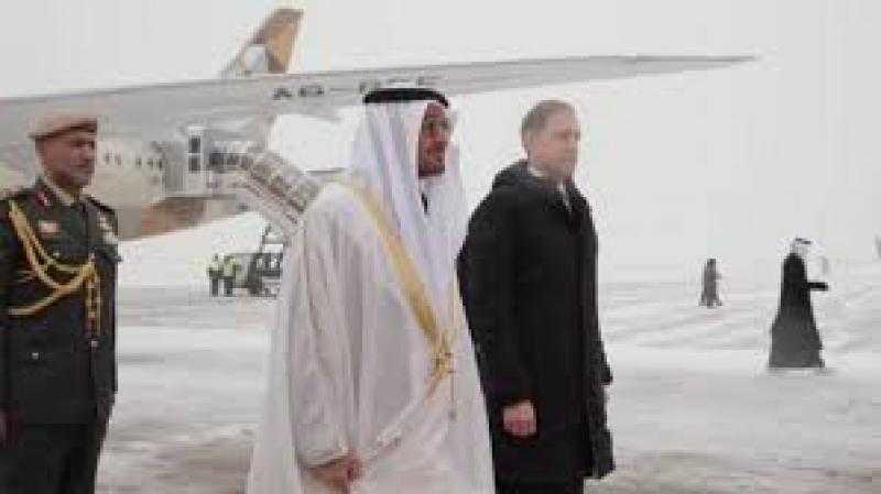 رئيس الإمارات يبدأ زيارة رسمية إلى روسيا