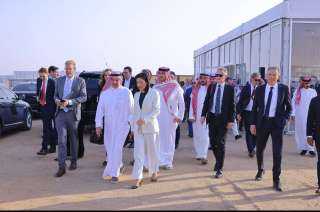 وزيرة الاقتصاد والطاقة الألمانية كاترينا رايشه تزور مجمّع الجفالي الصناعي في مدينة الملك عبدالله الاقتصادية