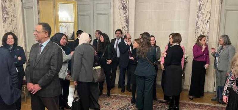 سفير مصر في باريس يقيم حفل استقبال على شرف زيارة وزير التعليم العالي والبحث العلمي إلى فرنسا