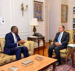 وزير الخارجية يستقبل رئيس لجنة العشرة الأفريقية لإصلاح مجلس الأمن