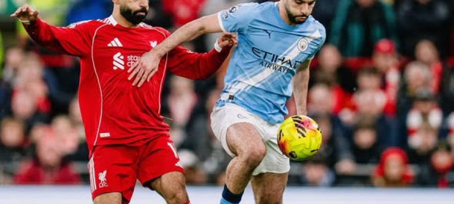 مانشستر سيتي يهزم ليفربول (2-1) في ملعبه بأنفيلد بالبريميرليج