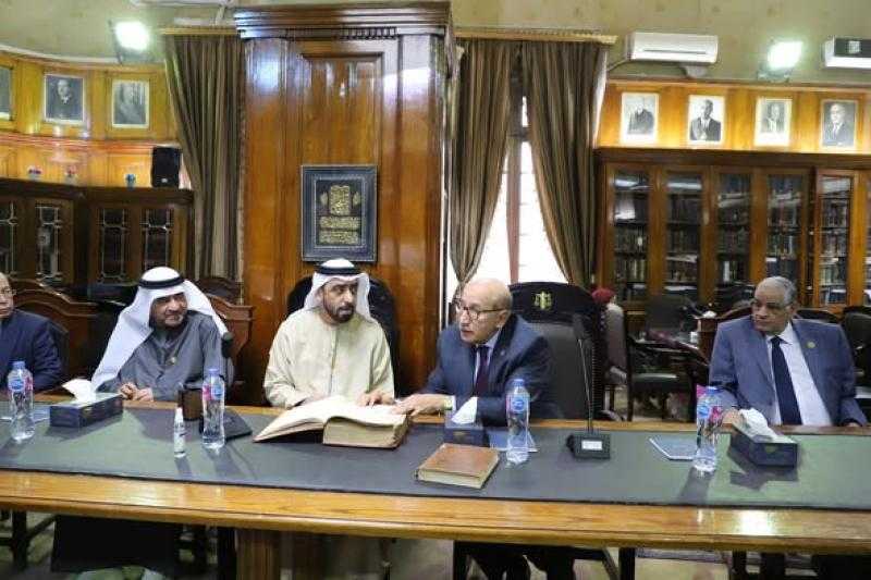 رئيس محكمة النقض يُثمن الروابط التاريخية والتعاون الوثيق بين مصر والإمارات