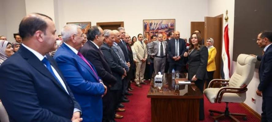 وزيرة التنمية المحلية والبيئة تتقدم بالشكر للقيادة السياسية على تجديد الثقة بها في الحكومة الجديدة