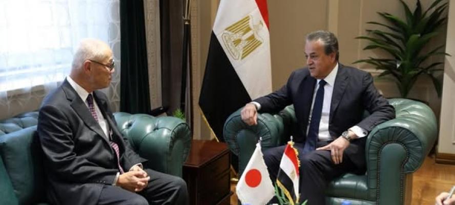وزير الصحة يستقبل سفير اليابان لبحث تعزيز التعاون الصحي وإنشاء مستشفى مصري ياباني بالعاصمة الجديدة