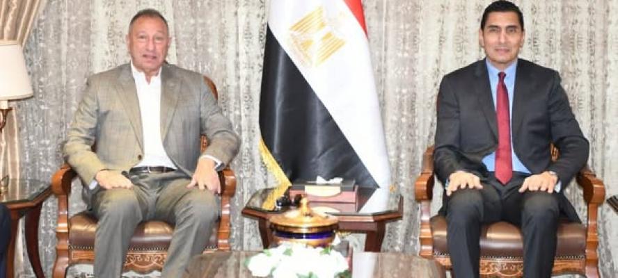 وزير الشباب والرياضة يستقبل مجلس إدارة النادي الأهلي