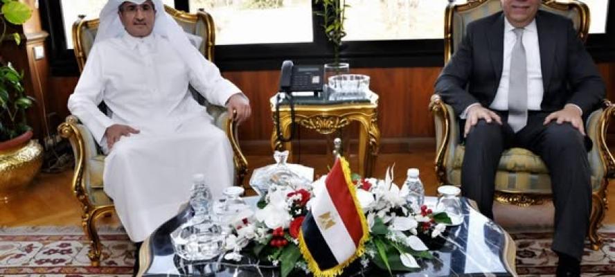 وزير الطيران المدني يستقبل رئيس الهيئة العامة للطيران المدني القطري لبحث أوجه التعاون بين الجانبين