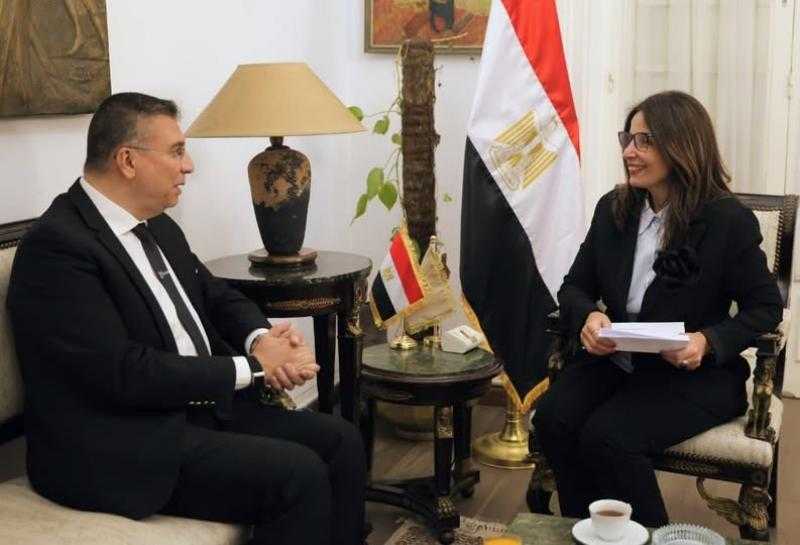 وزيرة الثقافة تبحث مع رئيس اتحاد إذاعات وتلفزيونات دول التعاون الإسلامي تعزيز التعاون الثقافي والإعلامي