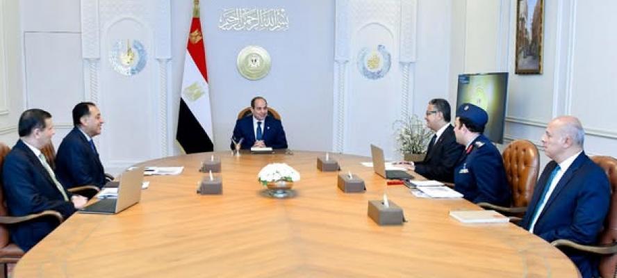 الرئيس السيسى يشدد على توافر السلع بالمنافذ ومحاسبة المغالين فى الأسعار