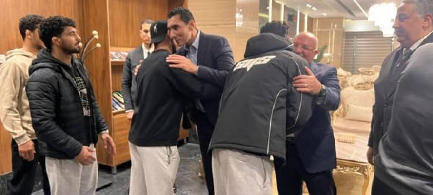 وزير الشباب والرياضة يستقبل المنتخب الوطني للمصارعة الرومانية عقب انتهاء بطولة التصنيف العالمي بكرواتيا