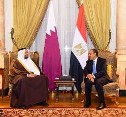 وزير الخارجية يلتقي وزير الدولة بوزارة الخارجية القطرية