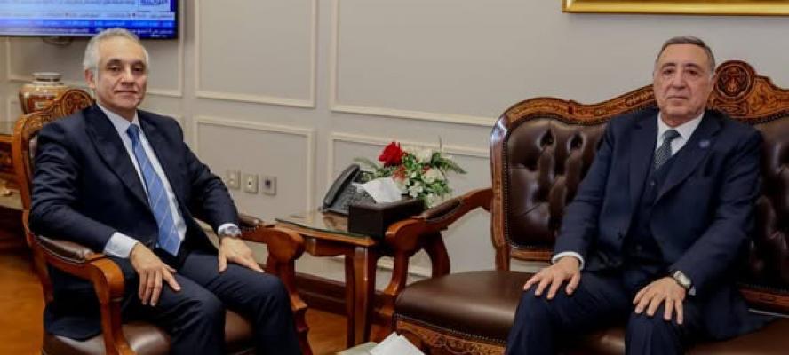 وزير العدل يستقبل رئيس المحكمة الدستورية العليا