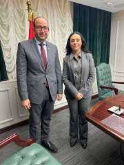 وزيرة التضامن الاجتماعي تواصل لقاء أعضاء مجلس النواب..وتوجه بسرعة التعامل مع طلبات... وزيرة التضامن الاجتماعي تواصل لقاء أعضاء مجلس النواب..وتوجه بسرعة التعامل مع طلبات دوائرهم