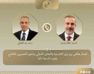 وزير الخارجية يبحث هاتفياً مع نظيره التركي خفض التصعيد الإقليمي