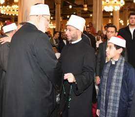 وزير الأوقاف ووكيل الأزهر ونقيب الأشراف يشهدون الاحتفال بذكرى غزوة بدر الكبرى بمسجد الإمام الحسين