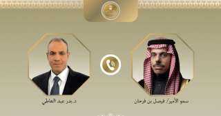 وزير الخارجية يجري مباحثات هاتفية مع نظيره السعودي لتنسيق المواقف إزاء التصعيد العسكري بالمنطقة
