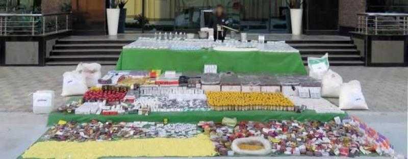 ضبط تشكيل عصابي شديد الخطورة وبحوزته كمية كبيرة من المواد والأقراص المخدرة بـ205 ملايين جنيه
