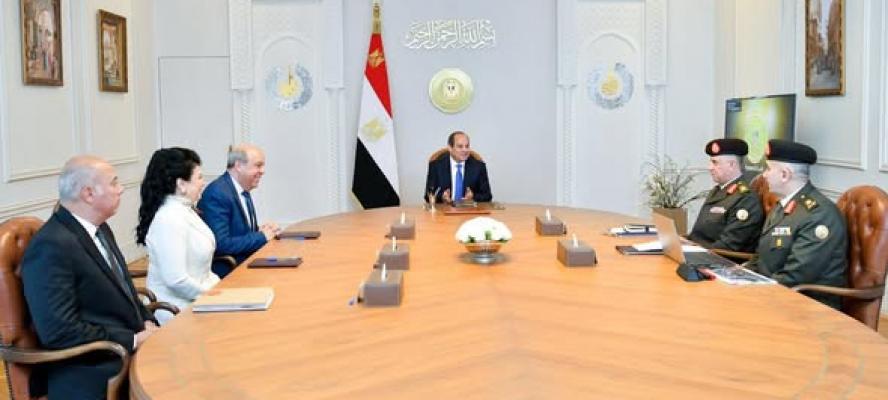 الرئيس السيسى يتابع جهود تطوير المطارات المصرية وتعزيز منظومات العمل