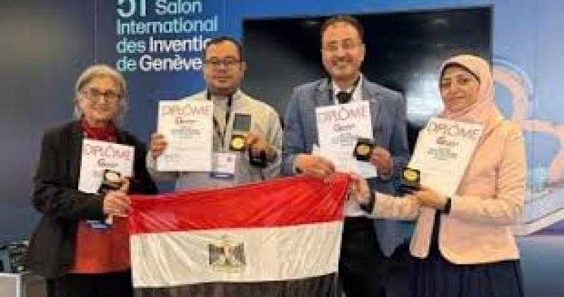 المبتكرون المصريون يحصدون 5 ميداليات دولية في معرض جنيف