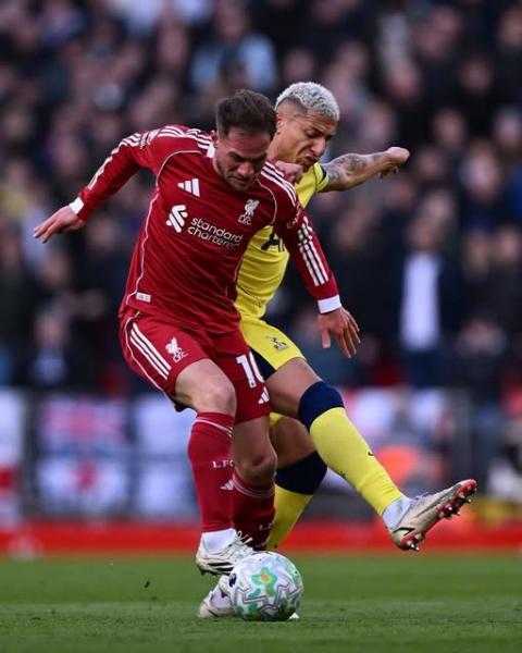 التعادل الإيجابي بهدف لكل فريق يحسم مواجهة ليفربول أمام ضيفه توتنهام بالدوري الإنجليزي الممتاز