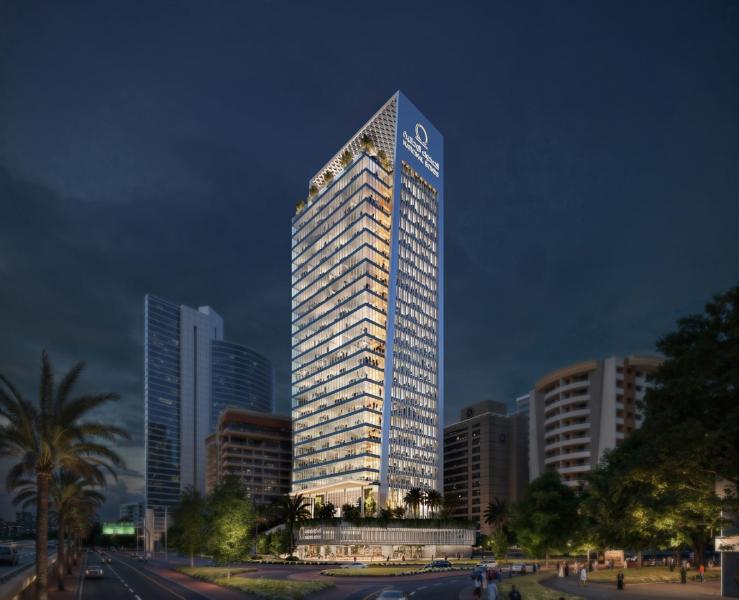 الوطنية العقارية تكشف عن مشروع برج تجاري جديد في منطقة البرشا هايتس