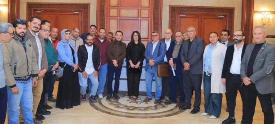 وزيرة الثقافة تتفقد الاستعدادات النهائية لـ”مسرح مصر”.. وتؤكد: سيمثل دفعة قوية للحركة المسرحية