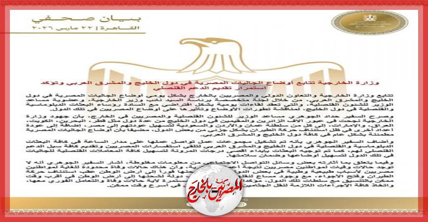 المصريين بالخارج