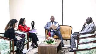 سفيرة مصر بالجابون تقدم خطاب اعتمادها لدى التجمع الاقتصادي لدول وسط إفريقيا