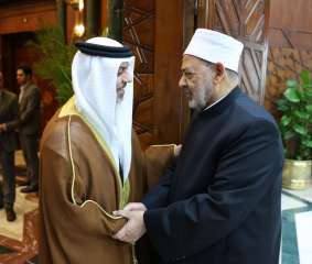 شيخ الأزهر يستقبل السفير الإماراتي لدى القاهرة لبحث تعزيز التعاون المشترك