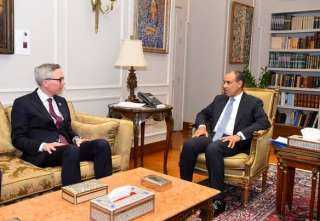 وزير الخارجية يستقبل الرئيس التنفيذي لشركة ”سكاتك” النرويجية وزير الخارجية يستقبل الرئيس التنفيذي لشركة ”سكاتك” النرويجية