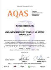 الأكاديمية العربية للنقل البحري تحصل على الاعتماد الدولي ”AQAS” لبرامج الإعلام حتى 2032