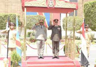 الفريق / أحمد خليفة رئيس أركان حرب القوات المسلحة يلتقى رئيس هيئة الأركان العامة للقوات المسلحة بجمهورية الكونغو الديمقراطي