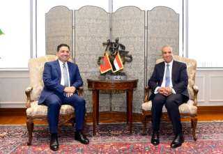 وزير الخارجية يستقبل نظيره المغربى ويبحثان تعزيز العلاقات الثنائية ومستجدات الوضع الاقليمى وزير الخارجية يستقبل نظيره المغربى ويبحثان تعزيز العلاقات الثنائية ومستجدات الوضع الاقليمى