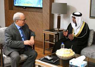 نائب رئيس الوزراء للشئون الاقتصادية يلتقي سفير دولة الإمارات لدى القاهرة