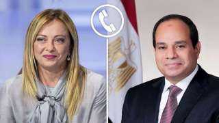 الرئيس السيسي ورئيسة وزراء إيطاليا يستعرضان التعاون في مواجهة ظاهرة الهجرة غير الشرعية