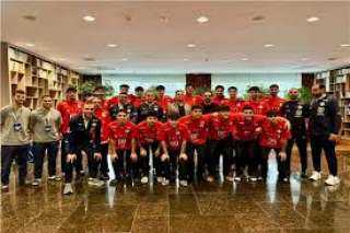 السفير المصرى فى سلوفاكيا يزور بعثة منتخب اليد 2008 ويشيد بالأداء العالمى