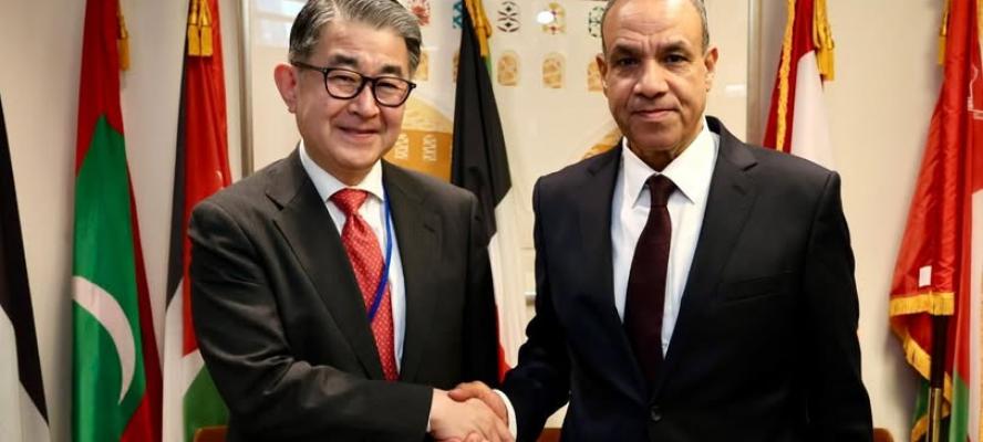 وزير الخارجية يلتقي النائب الأول لرئيس وكالة التعاون الدولي اليابانية