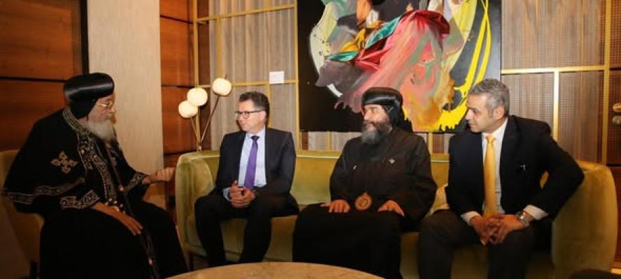 البابا_تواضروس الثاني يصل إلى النمسا