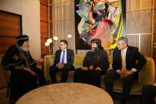 البابا_تواضروس الثاني يصل إلى النمسا