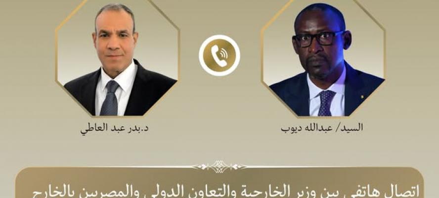 وزير الخارجية يبحث مع نظيره المالي جهود مكافحة الإرهاب في منطقة الساحل