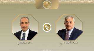 وزير الخارجية يتلقى اتصالًا هاتفيًا من نظيره الإيطالي