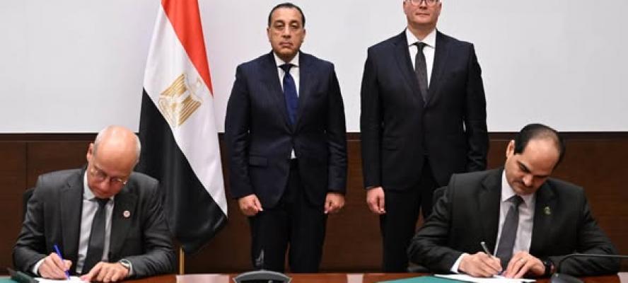 رئيس الوزراء يشهد توقيع مذكرة تفاهم للتعاون في أنشطة استكشاف الغاز الطبيعي بمنطقة غرب البحر المتوسط