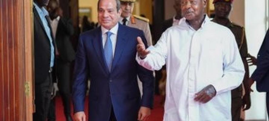 رئيس أوغندا يرحب بالرئيس السيسي ويؤكد التطلع لتعزيز التعاون بين البلدين