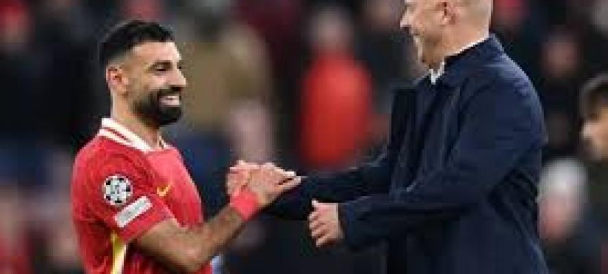 سلوت يزف بشرى سارة لمنتخب الفراعنة بشأن محمد صلاح