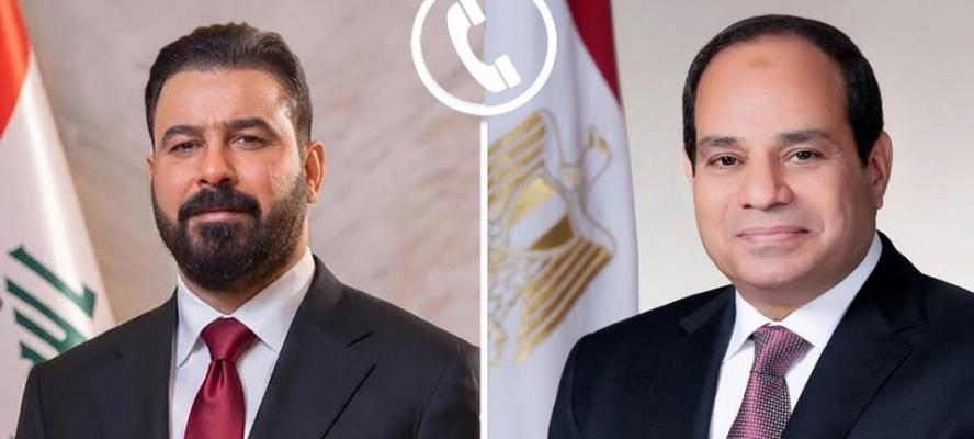 الرئيس السيسي ورئيس وزراء العراق يبحثان هاتفيا سبل تعزيز الجهود من أجل صون وحماية سيادة الدول العربية