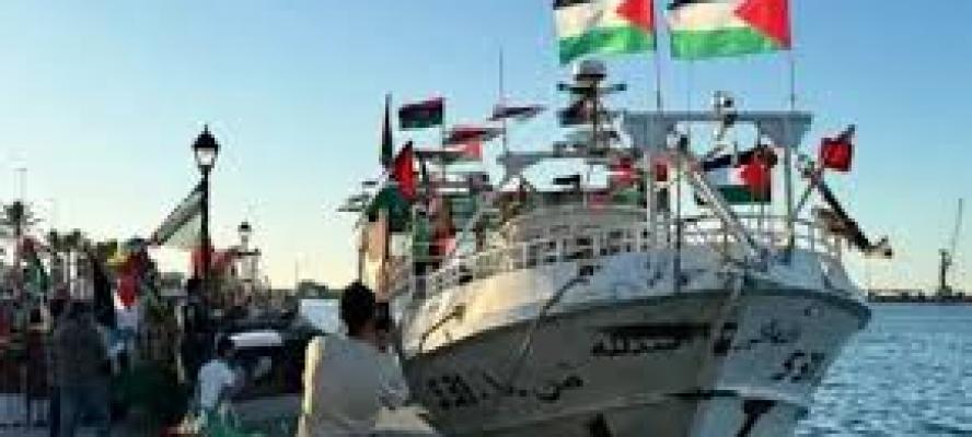إعلام إسرائيلي: اعتقال 100 مشارك في الأسطول البحري المتجه إلى غزة