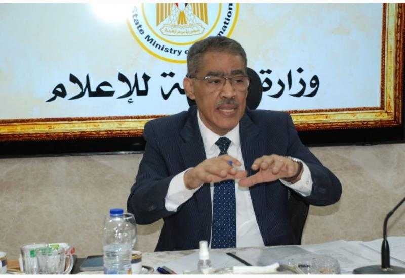 وزير الدولة للإعلام يلتقي رؤساء قنوات وشبكات ماسبيرو